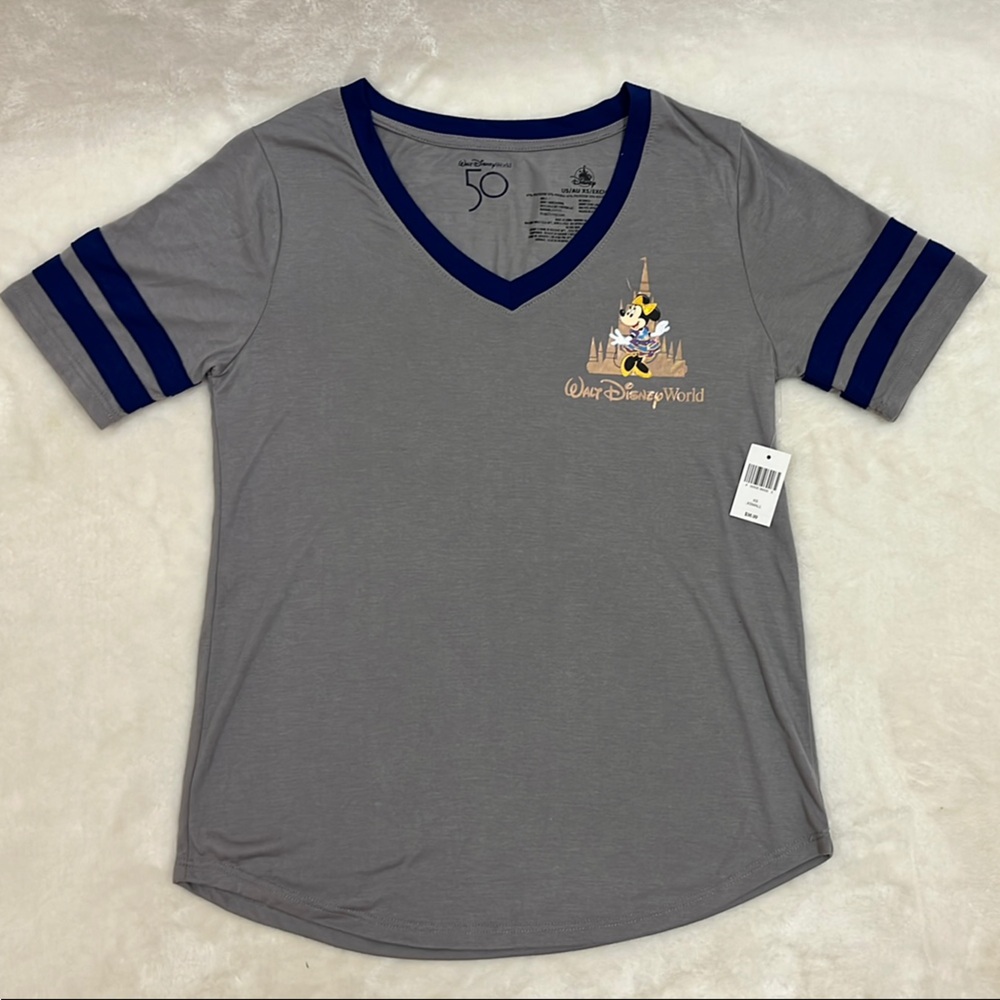 Disney Gray and Blue T-Shirt